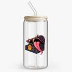 Банка с бамбуковой крышкой