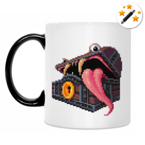 Кружка-хамелеон с принтом Мимик