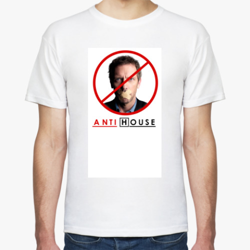 Футболка с принтом Анти Хаус