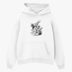 Толстовка худи оверсайз