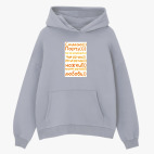 Толстовка худи оверсайз