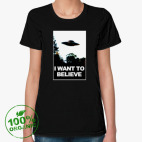 Женская футболка органик