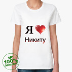 Женская футболка органик