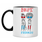 Кружка двухцветная