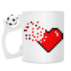 Кружка с футбольным мячиком