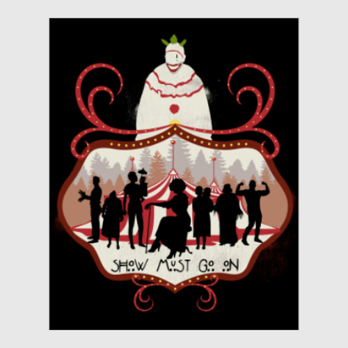 Постер с принтом American Horror Story 4 сезон