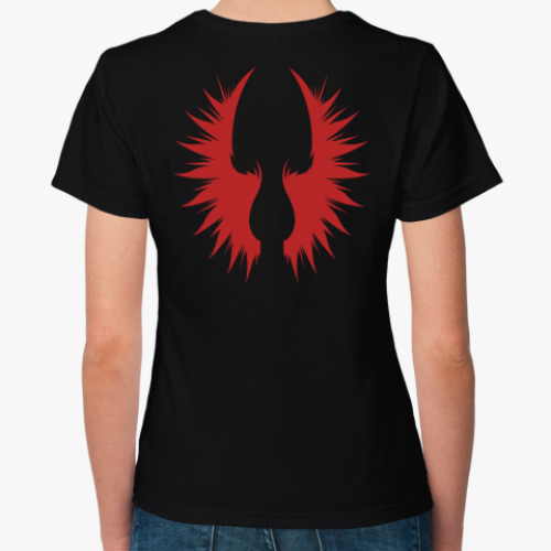 Женская футболка с принтом Неангел