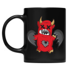 Кружка цветная UV-DTF