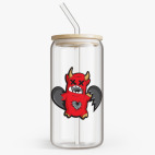 Банка с бамбуковой крышкой