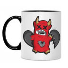 Кружка двухцветная