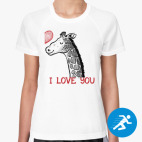 Женская спортивная футболка