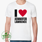 Футболка из органик-хлопка JENNIFER LAWRENCE