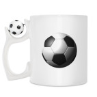 Кружка с футбольным мячиком
