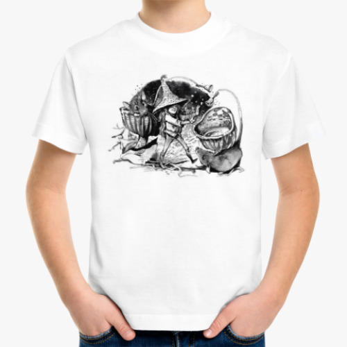 Детская футболка с принтом Жмурки