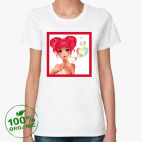 Женская футболка органик