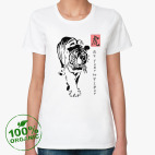 Женская футболка органик