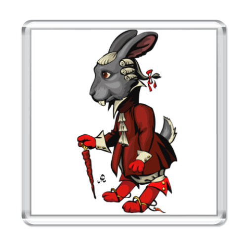 Магнит с принтом   Sir Rabbit