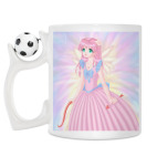 Кружка с футбольным мячиком