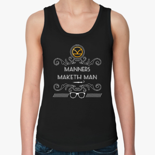 Женская майка с принтом Kingsman