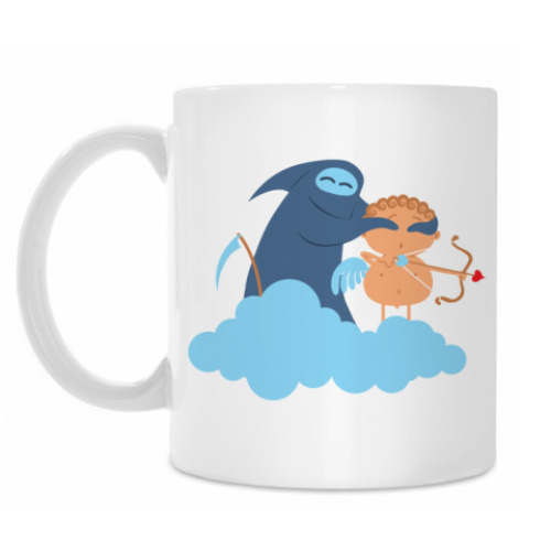 Кружка с принтом 'Любовь и Смерть'