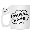 Кружка с футбольным мячиком