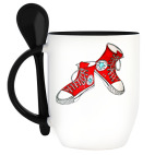 Кружка с ложкой