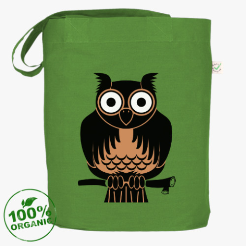 Сумка шоппер с принтом Сова, совушка, мудрые в городе