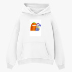 Толстовка худи оверсайз