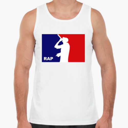 Майка с принтом  рэпер