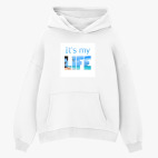 Толстовка худи оверсайз