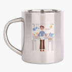 Кружка металлическая