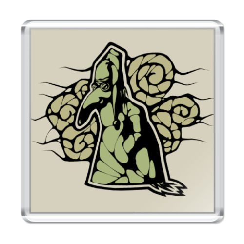 Магнит с принтом Гном перед сном