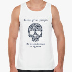 Череп из цветов