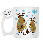 Кружка с футбольным мячиком