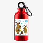 Металлическая бутылка 400 мл UV-DTF