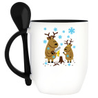 Кружка с ложкой