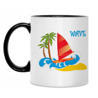 Кружка двухцветная