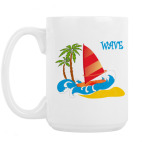 Большая кружка (420 мл) Виндсерфинг