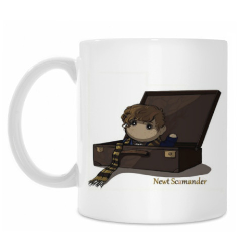 Кружка с принтом Newt Scamander