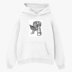 Толстовка худи оверсайз