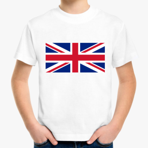 Детская футболка с принтом  Великобритания