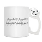 Кружка с футбольным мячиком