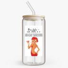 Банка с бамбуковой крышкой