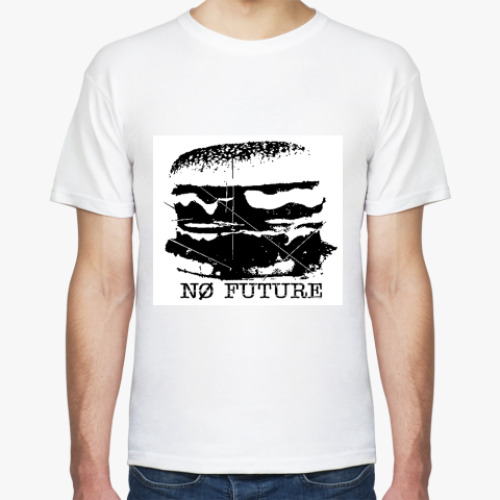 Футболка с принтом No Future