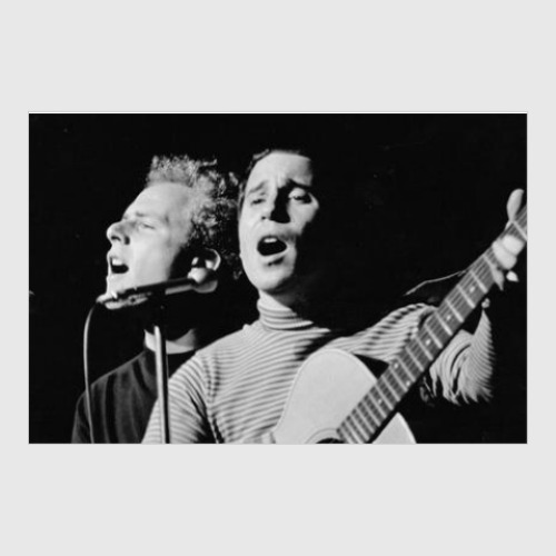 Постер с принтом Simon and Garfunkel Саймон и Гарфункел