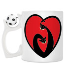 Кружка с футбольным мячиком