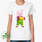 Женская футболка органик