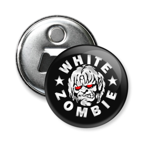 Магнит-открывашка с принтом White Zombie