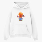 Толстовка худи оверсайз