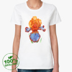 Женская футболка органик